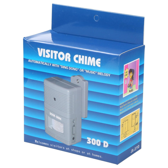 Wireless Visitor Alarm Entry Alert Door Chime Grey