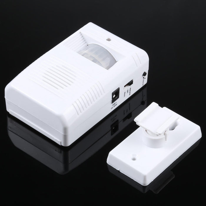 Infrared Sensor Electronic Guest Welcome Doorbell White