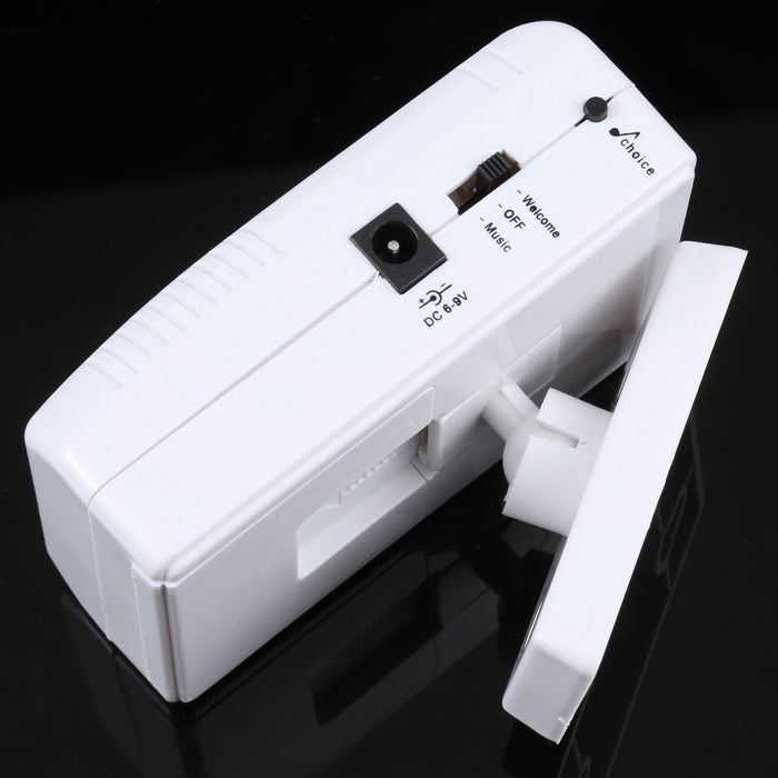 Infrared Sensor Electronic Guest Welcome Doorbell White