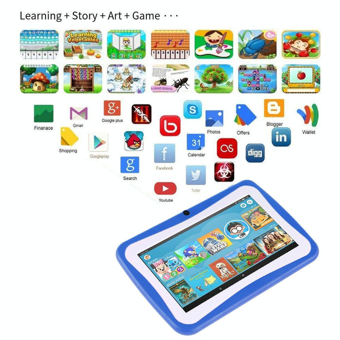 Kids 7.0 Inch 1gb + 16gb Android 5.1 Allwinner A33 Quad