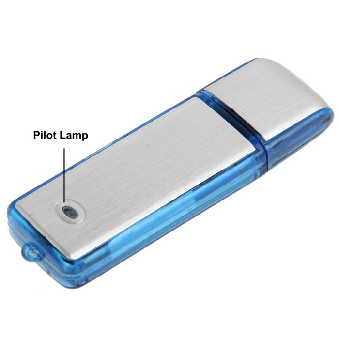 Usb Voice Recorder + 8Gb Usb Flash Disk Blue