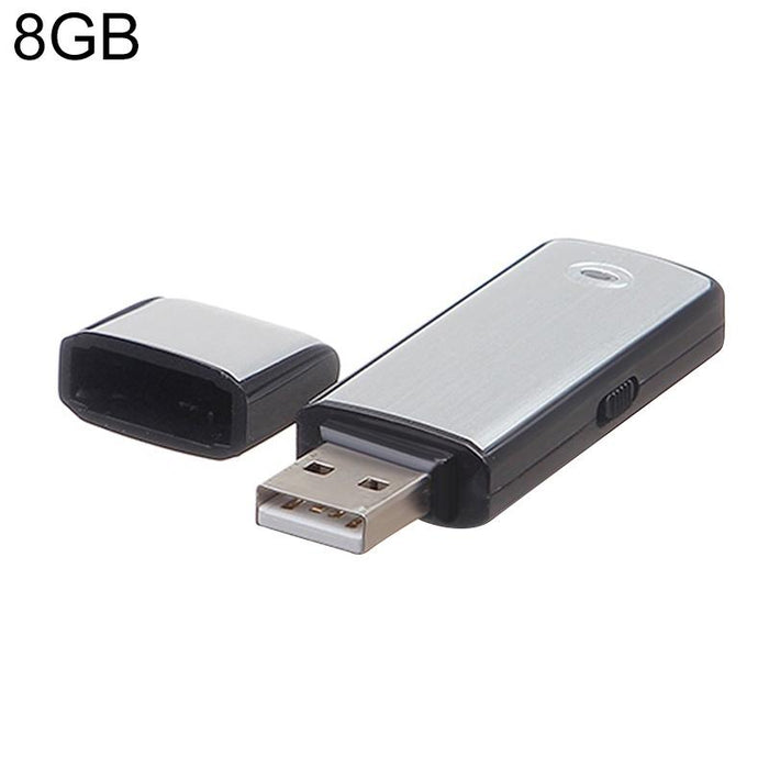 Usb Voice Recorder + 8Gb Usb Flash Disk Black