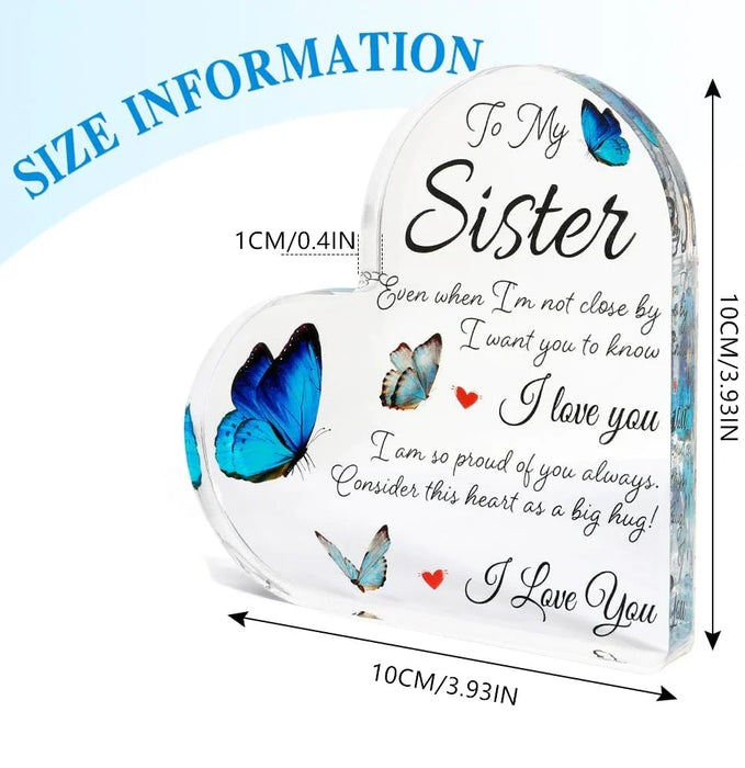 Sister Birthday Gift Funny Bestie Ornament