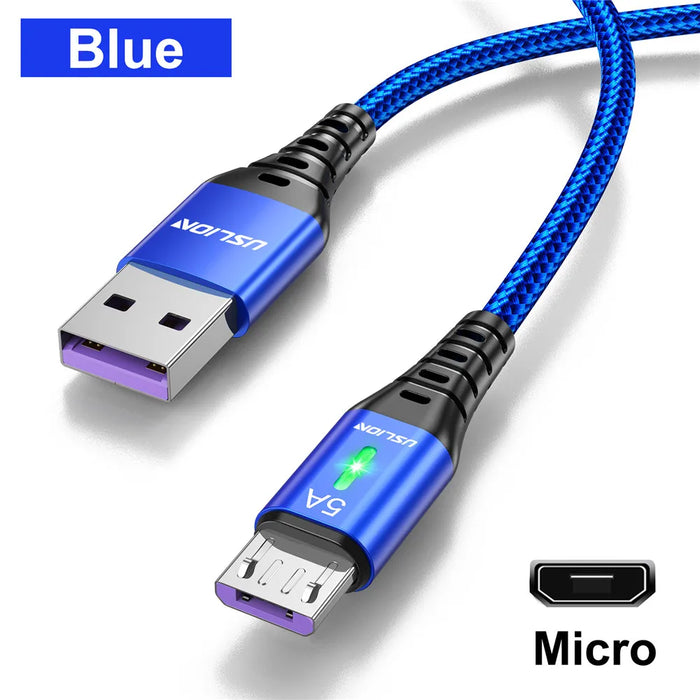 Super Fast 5A Usb C Cable For Huawei P40/P30 Pro