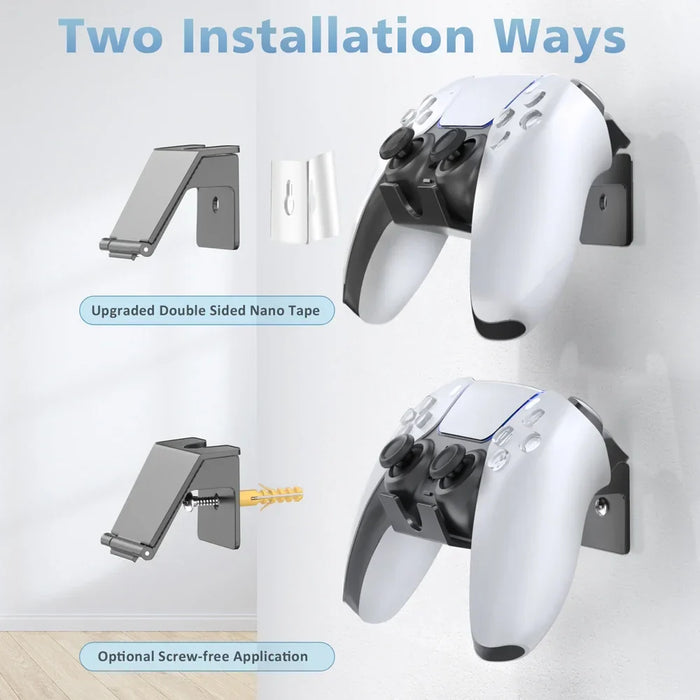 Universal Wall Mount For 4 Game Controllers Headphones