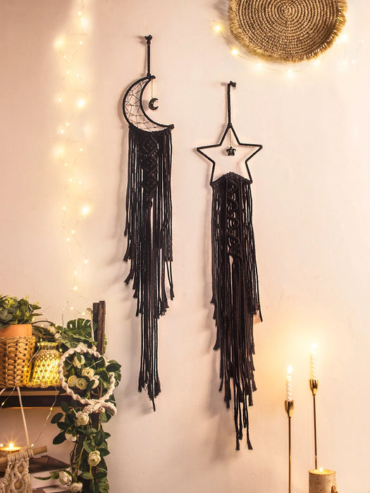 Boho Macrame Dream Catcher Set