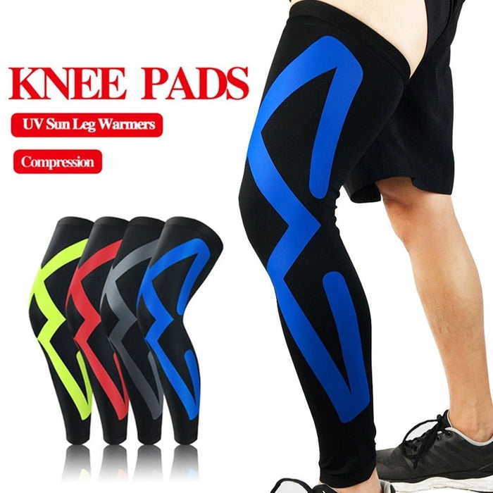 1 Piece Fitness Compression Leg Knee Long Sleeves For Baseball Basketball Running