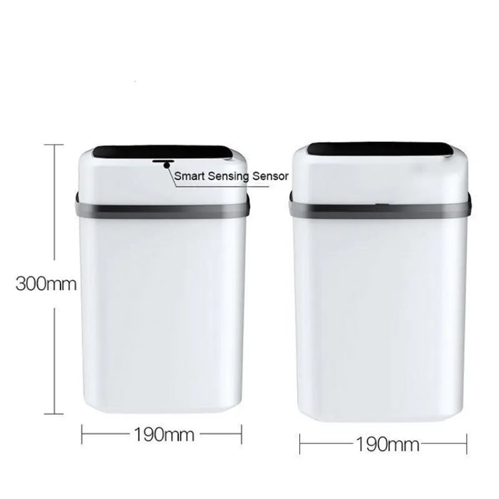 Kitchen Trash Can 13L Touch Bin For Bathroom And Toilet