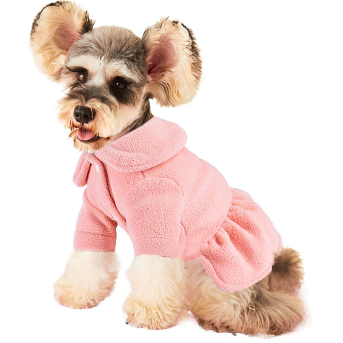 Cozy Dog Dress Fleece Sweater