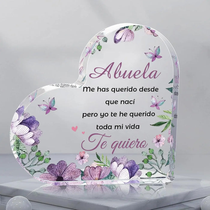 Spanish Acrylic Plaques For Grandma Gifts For Abuelas