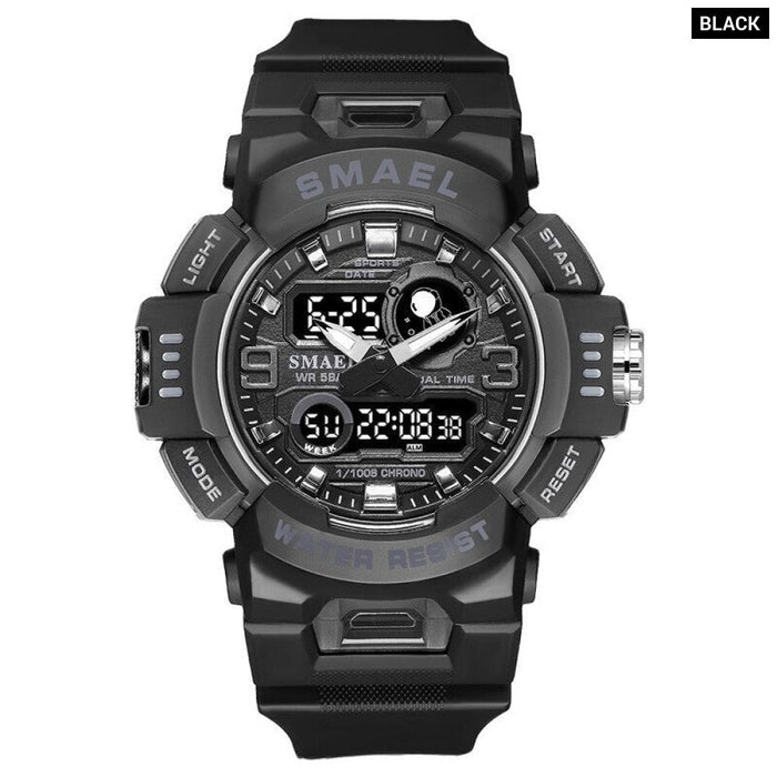 Sport Watches Digital Watch Led 50m Waterproof Military