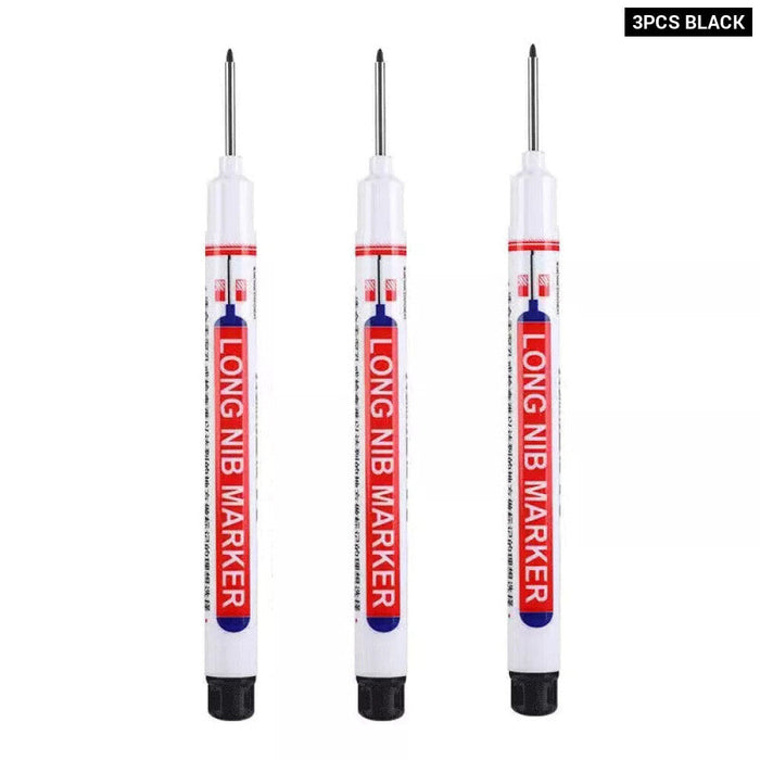 White Permanent Paint Pen Set For Multiple Surfaces 0.7Mm Tip