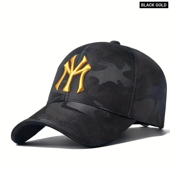 Embroidered Camo Baseball Cap / Hat For All Seasons