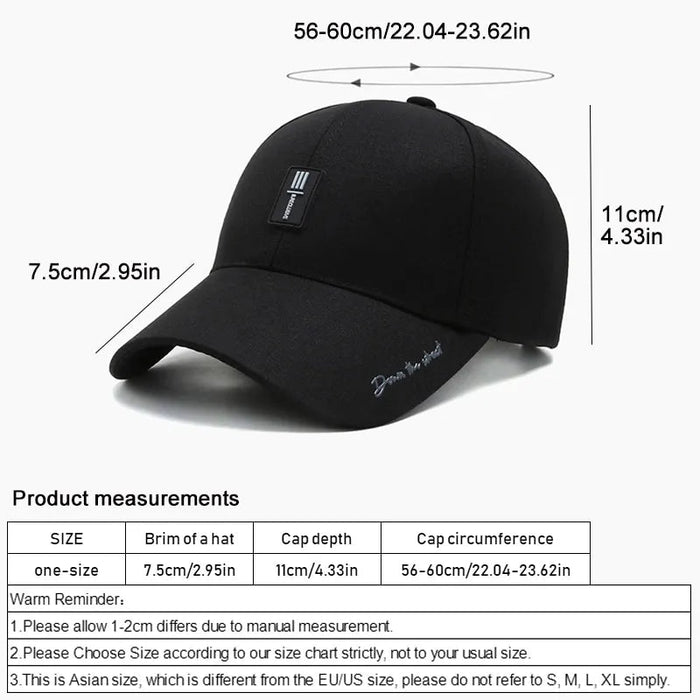 Sports Leisure Sunshade Baseball Cap For Men