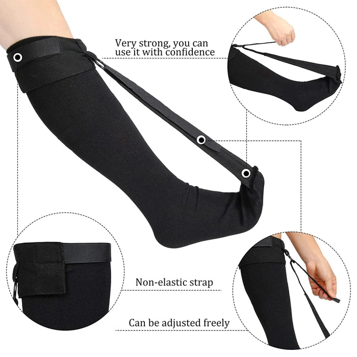 1 Pc Foot Support Compression Stretch Sock For Night Relief High Arch Pain