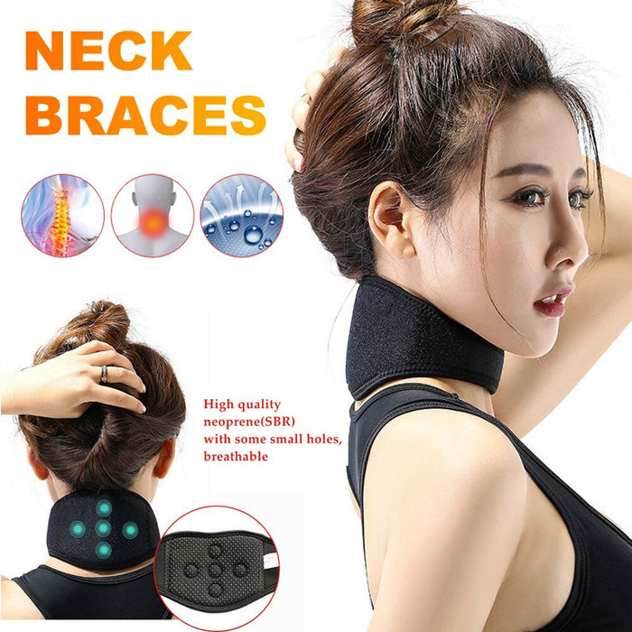 1pcs Tourmaline Magnetic Therapy Heating Belt Massager Band