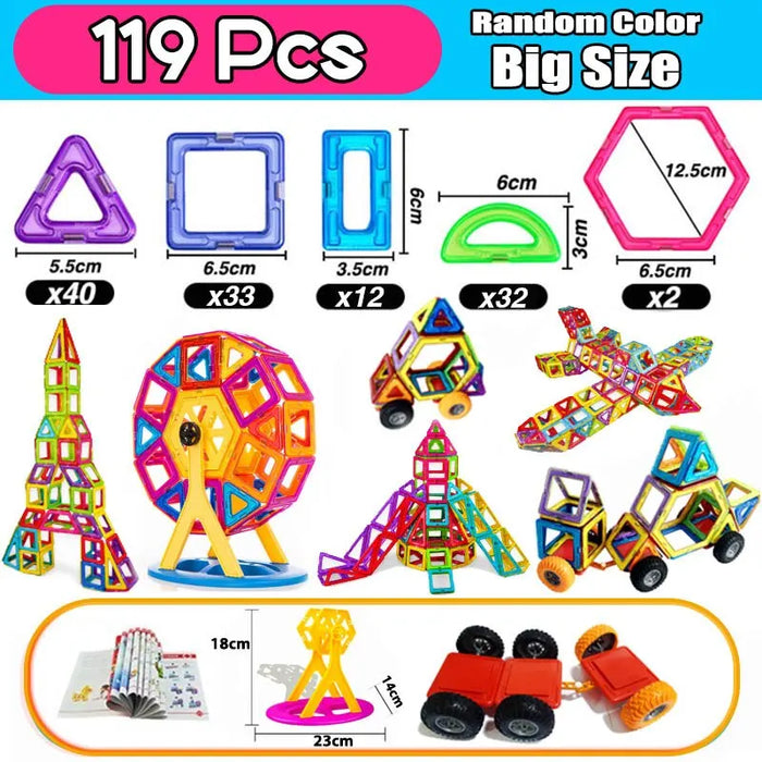 Big Magnetic Building Blocks