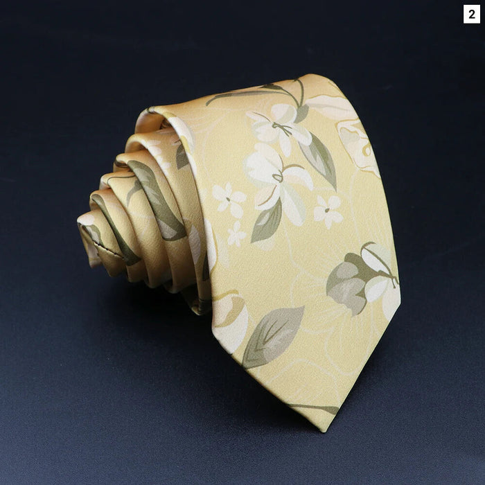 Super Soft Silk Ties Mens Fashion 7cm Necktie For Wedding