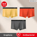 Pack Of 3 Modal Mens Boxer Shorts Antibacterial Breathable