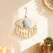 Boho Evil Eye Wall Mirror With Tassels