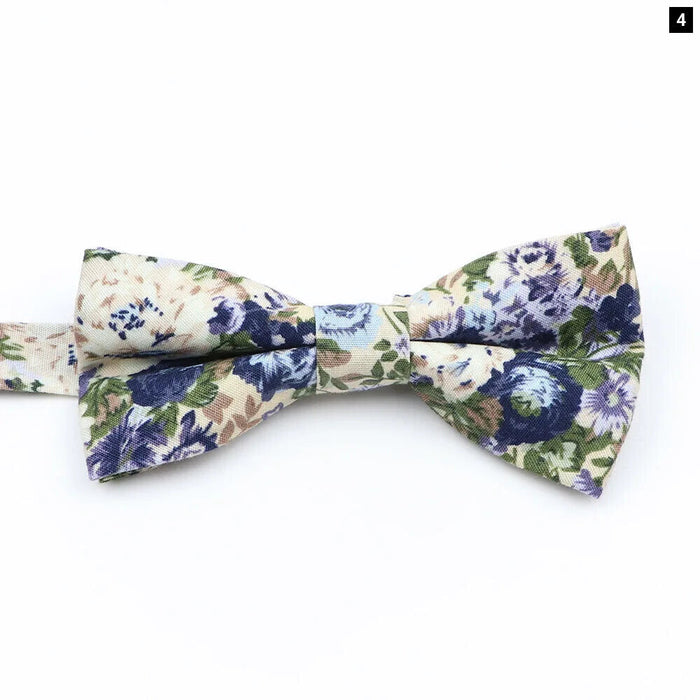 Colourful Floral Bow Ties Fashionable And Fun For Kids