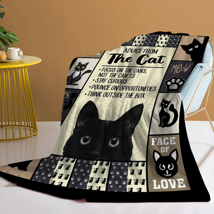 Cat Fleece Blanket