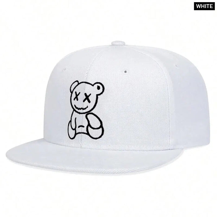 Adjustable Little Bear Embroidered Baseball Cap / Hat