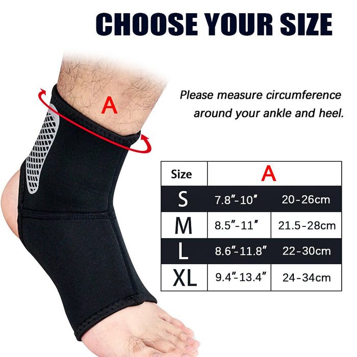 1Pc Elastic Ankle Sprain Protection Bandage For Football Basketball Badminton