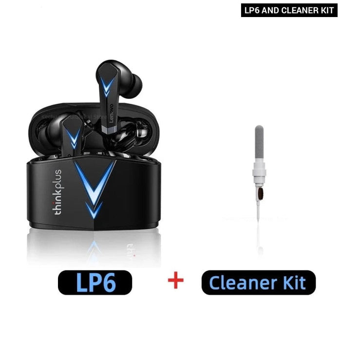 Wireless Bluetooth Lp6 Tws Gaming Earbuds Hifi Music With Dual Mode Noice Cancelling Earphones