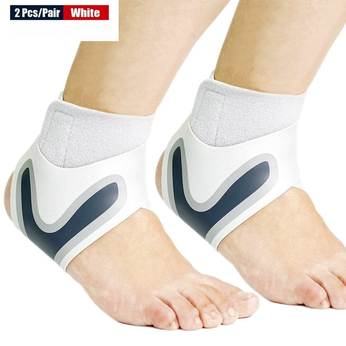 1Pair Elastic Ankle Protector Gear Wraps For Gym Basketball Tennis