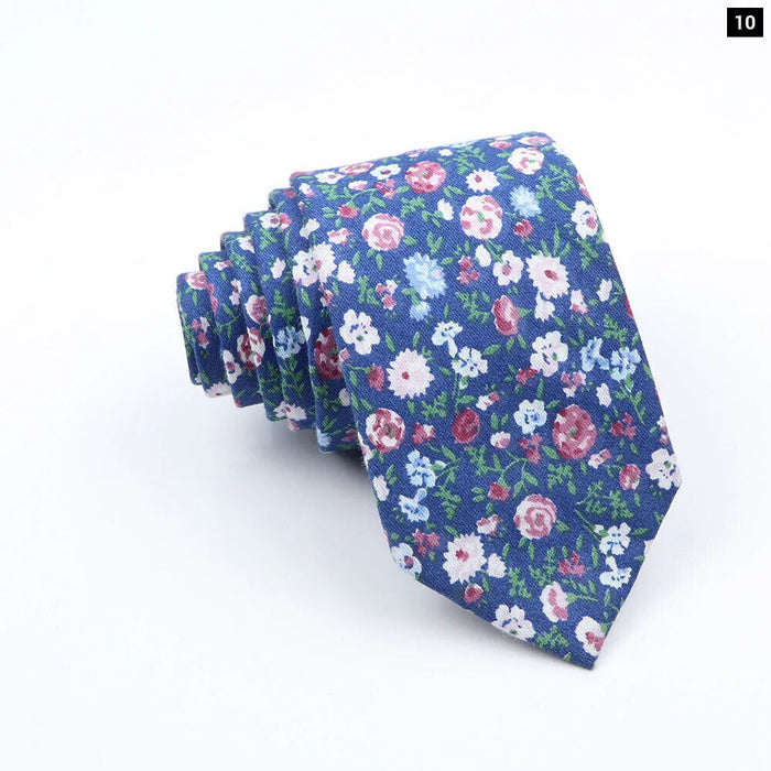 Cartoon Fruit Floral Animal Neck Ties Mens Casual Cotton Tie For Weddings And Parties