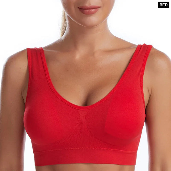 Comfy Seamless Plus Size Bralette For Active Women