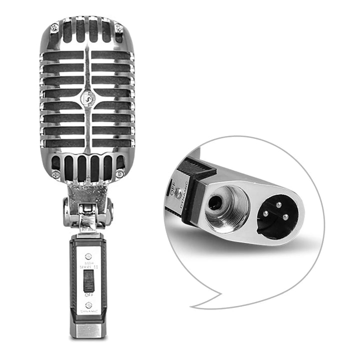 Retro Style Dynamic Mic for Live Performance