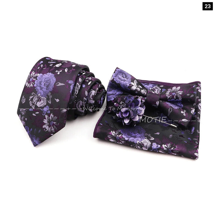 Classic Plant Tie Set For Weddings And Daily Wear