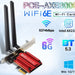 Triple Band Wifi6e Ax210 Tooth 5.3 Pcie Wireless Adapter