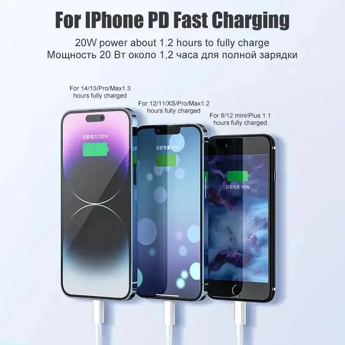 20w Fast Charging Cable For Iphone 13/12/11/14 Pro Max