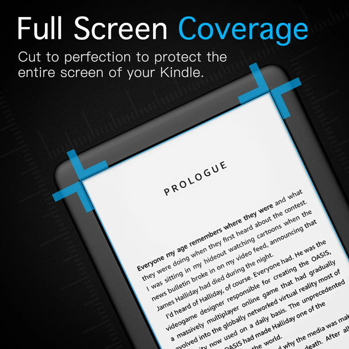 For 6" Kindle 11Th Generation 2022 / 10Th Gen 2019 Full Coverage Premium Pet 3-Pack Anti-Glare Screen Protector