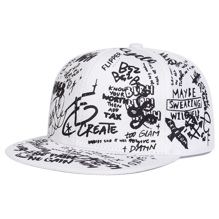 Graffiti Print Hip Hop Hat