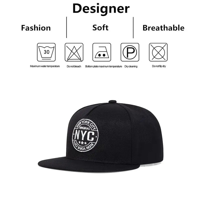 Nyc Letter Embroidered Baseball Cap / Hat