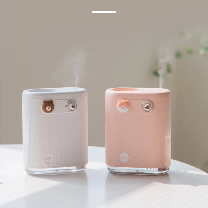 K2 520Ml Portable Ultrasonic Humidifier With Aromatherapy And Usb Type C