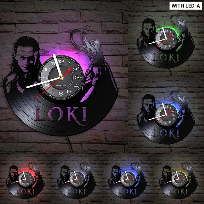 Retro Loki Vinyl Lp Wall Clock