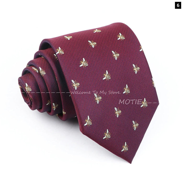 Premium Brown Striped Necktie For Business And Daily Wear