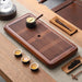 Decorative Bamboo Coffee Tray Set For Kitchen And Restaurant