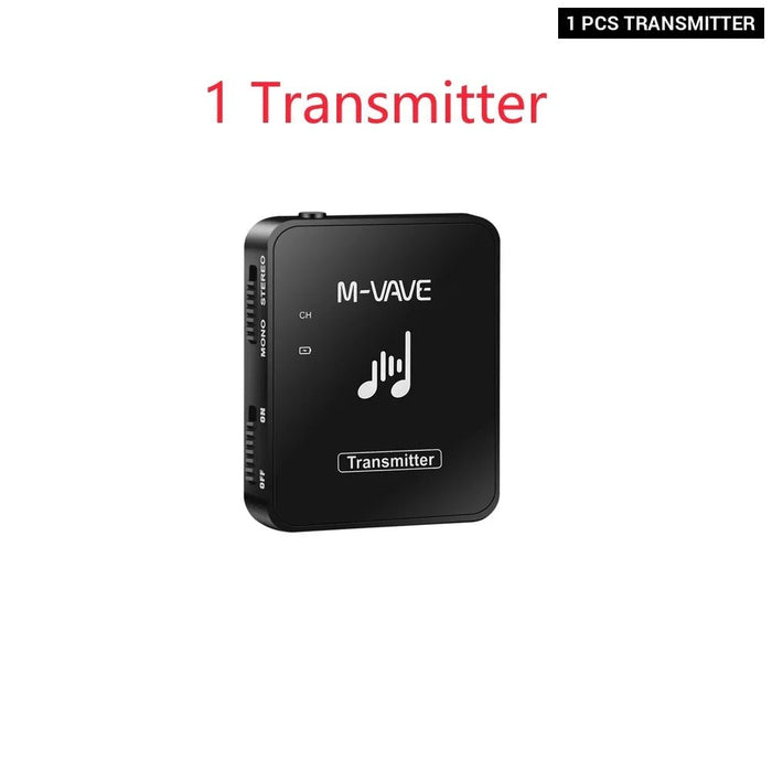 M-Vave Wp-10 2.4G Wireless System Earphone Monitor Rechargeable Transmitter Receiver Support Stereo Mono Recording Function M8