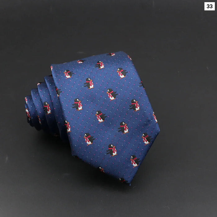 Cartoon Animal Tie For Weddings And Parties