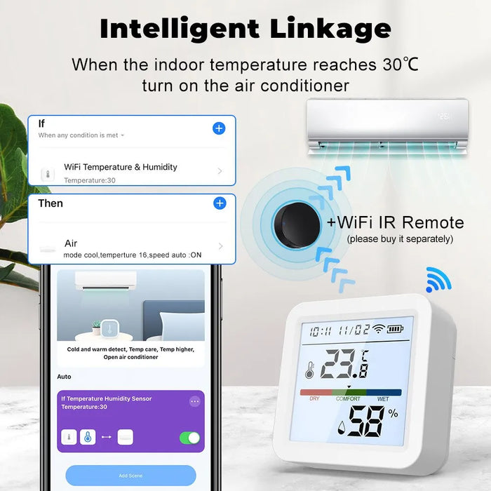 Smart Wifi Temp Humidity Sensor