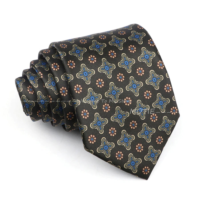 Paisley Necktie For Weddings Business And Daily Wear