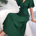 V Neck Chiffon Maxi Dress for Women