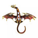 Dragon Brooch Pin Legend Animal Design 4 Colours Gift