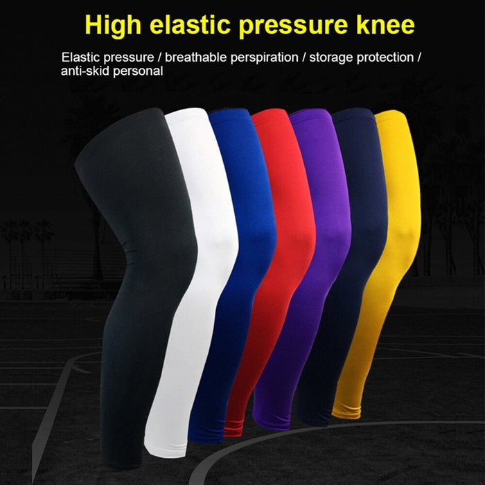 1Pair Anti-UV Elastic Sports Compression Leg Cover for Men Women